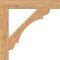 Ekena Millwork Olympic Block Smooth Bracket, Western Red Cedar, 5 1/2"W x 40"D x 40"H BKT06X40X40OLY05SWR - alternate 4